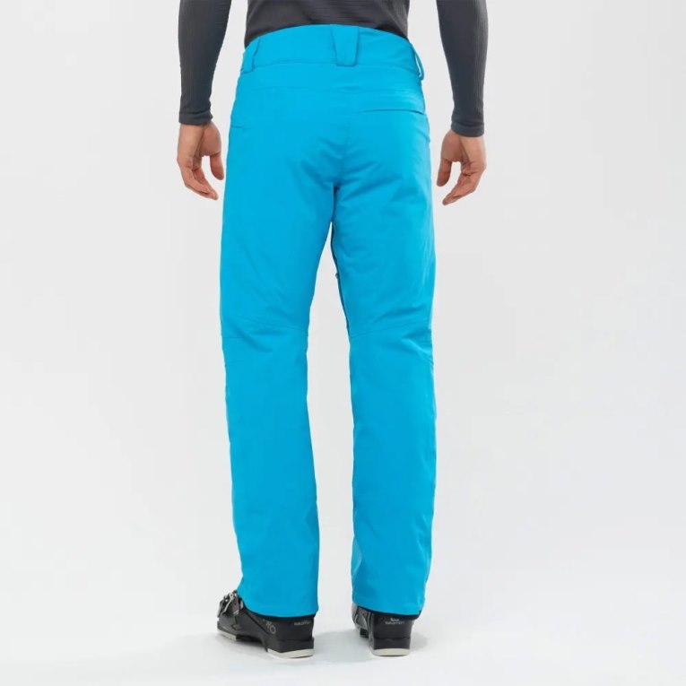 Turquoise Salomon Brilliant Men's Ski Pants | IE MF3012